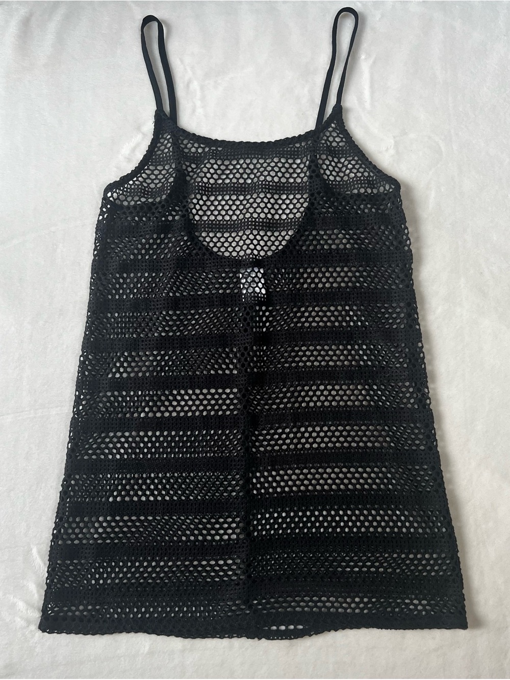 Black Mesh Wild Fable Pool/Beach Cover-up Dress